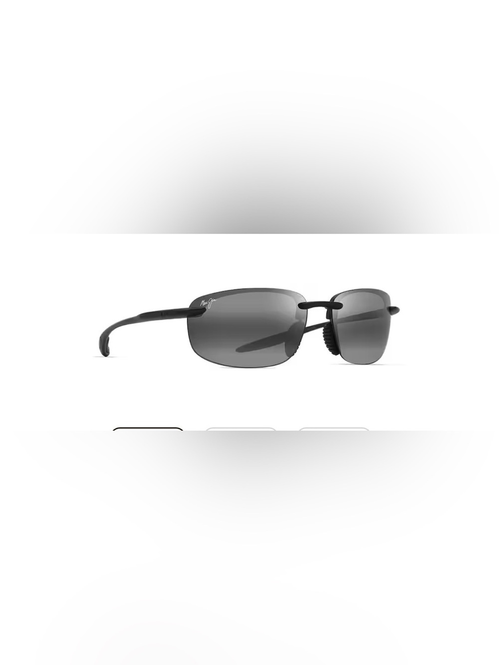 Maui Jim Ho'okipa iconic polarized rimless  wrap sunglasses MJ40702 64 17 130